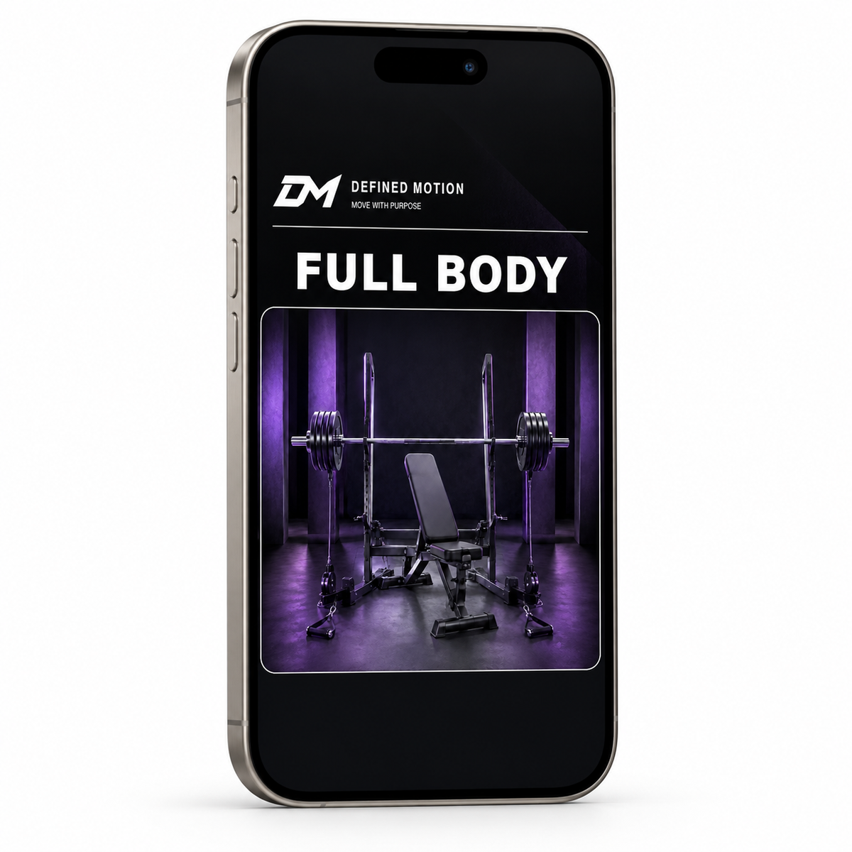 DEFINED MOTION – Full Body Trainingsplan