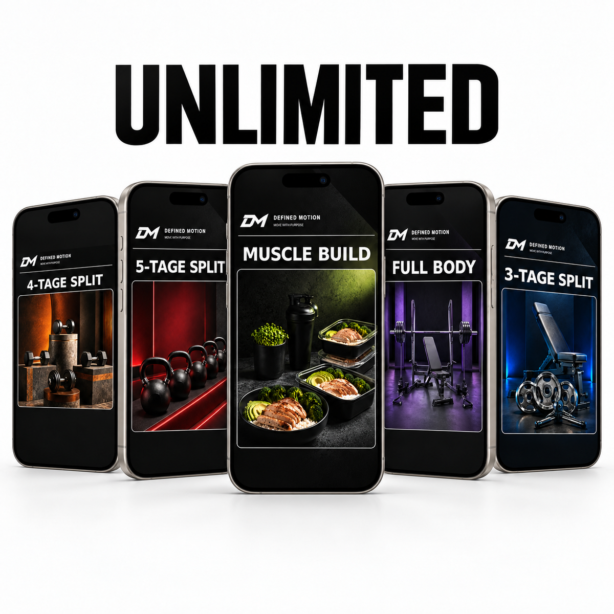 DEFINED MOTION – UNLIMITED Komplettpaket