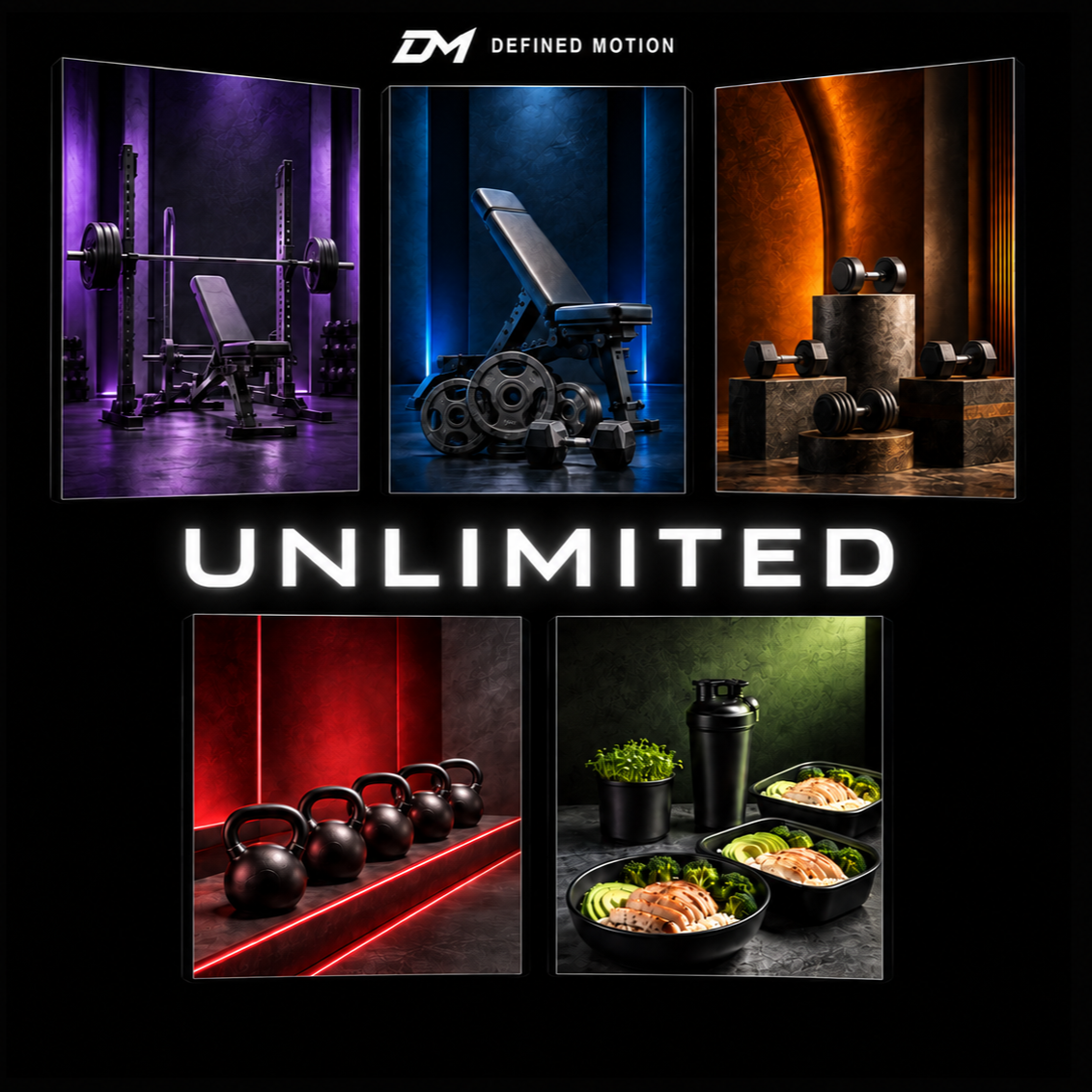 DEFINED MOTION – UNLIMITED Komplettpaket